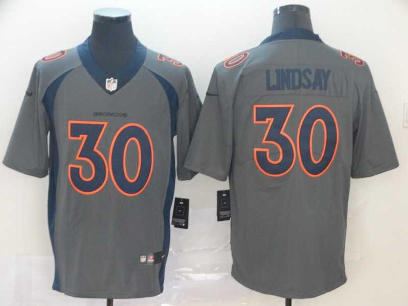 Nike Broncos 30 Phillip Lindsay Gray Inverted Legend Limited Jersey,We sell and wholesale Nike Broncos 30 Phillip Lindsay Gray Inverted Legend Limited Jersey on line form chian!